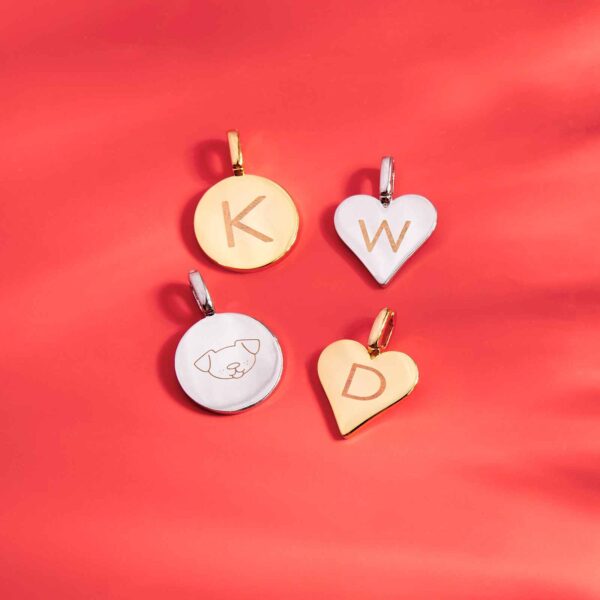 Engravable Heart Harper Charm - Image 3