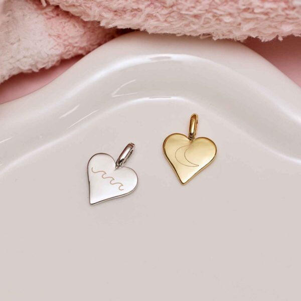 Engravable Heart Harper Charm - Image 11