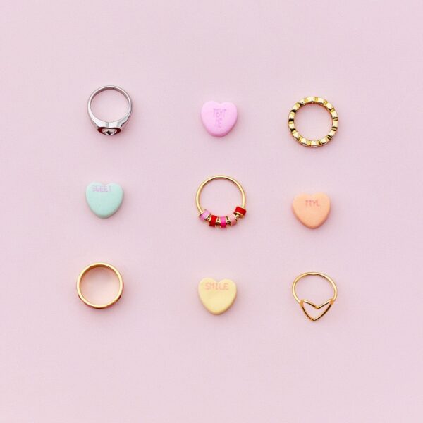 Enamel Bead Fidget Ring - Image 3