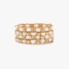 Checkerboard Bead Stretch Ring - Image 2
