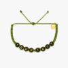 Black Alphabet Bead Bracelet - Image 16