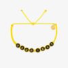 Black Alphabet Bead Bracelet - Image 11