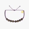 Black Alphabet Bead Bracelet - Image 8
