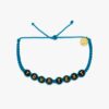 Black Alphabet Bead Bracelet - Image 13