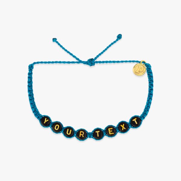 Black Alphabet Bead Bracelet - Image 13