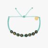Black Alphabet Bead Bracelet - Image 20