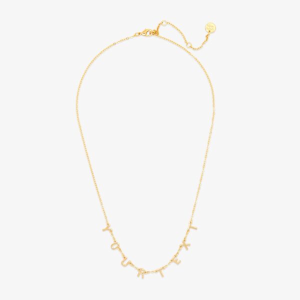 Name Charm Necklace - Image 7