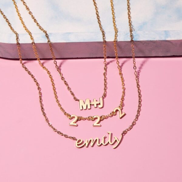 Name Charm Necklace - Image 13
