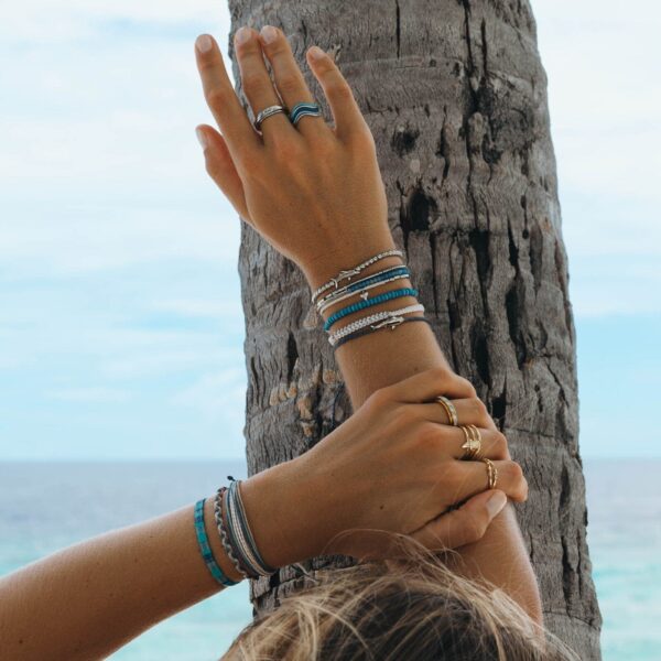 Wavy Enamel Ring Stack - Image 7