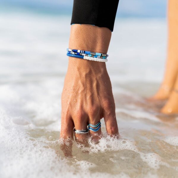 Wavy Enamel Ring Stack - Image 9