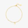 White Shark Tooth Chain Anklet