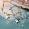 White Shark Tooth Chain Anklet - Image 7
