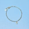 White Shark Tooth Chain Anklet - Image 9
