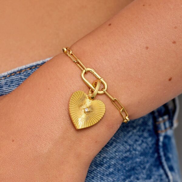 Harper Statement Heart Charm - Image 7
