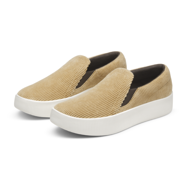 Women's Lounger Lift - Corduroy - Stony Beige (Natural White Sole) - Image 6