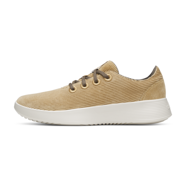 Men's Runner Go - Corduroy - Stony Beige (Natural White Sole) - Image 2