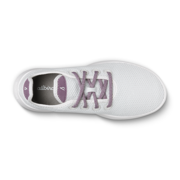 Women's Tree Runners - Blizzard/Hanami Plum (Blizzard Sole) - Image 4