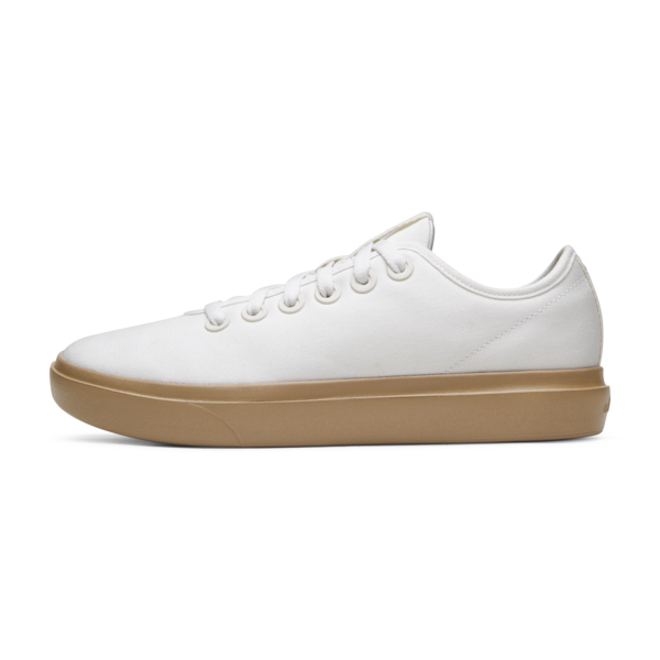 Women's Canvas Pipers - Blizzard (Bark Brown Sole) - Image 2