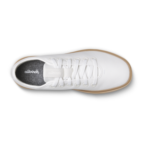 Women's Canvas Pipers - Blizzard (Bark Brown Sole) - Image 4