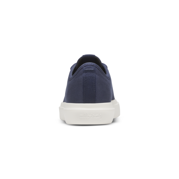 Men's Canvas Pipers - Deep Navy (Natural White Sole) - Image 3