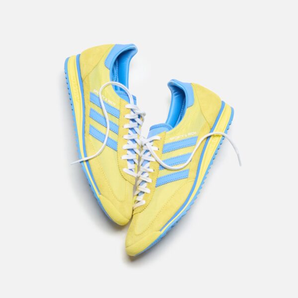 adidas x Sporty & Rich SL 72 - Light Yellow / Real Blue / Cloud White - Image 4