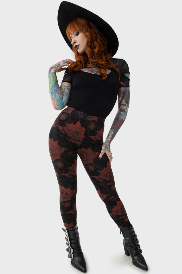Blood Rose Leggings - Image 4