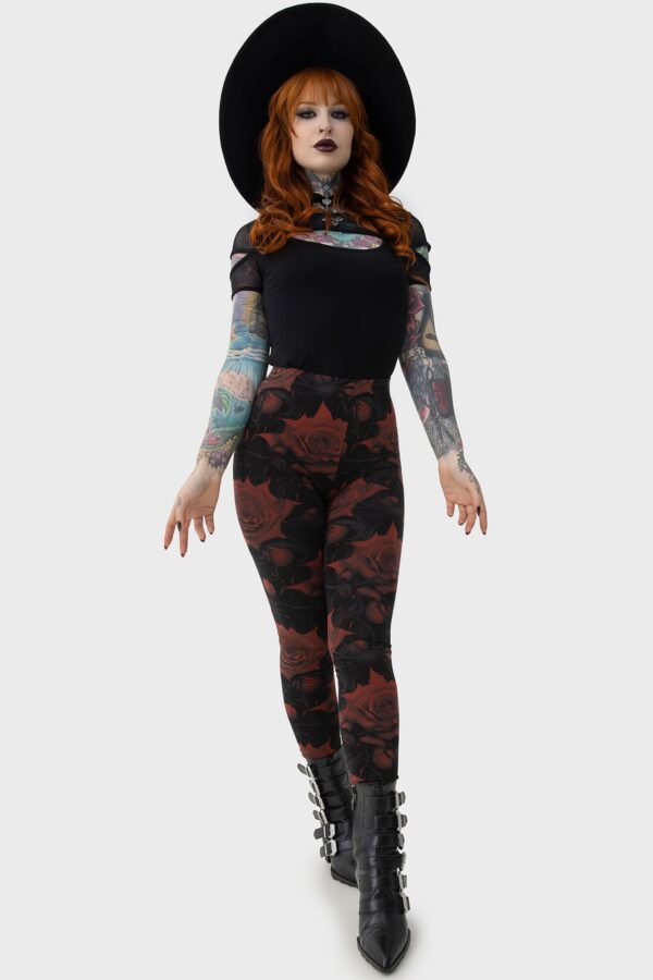 Blood Rose Leggings - Image 5