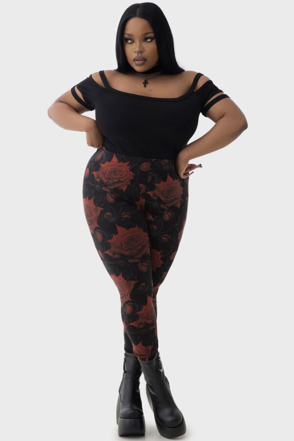 Blood Rose Leggings - Image 8