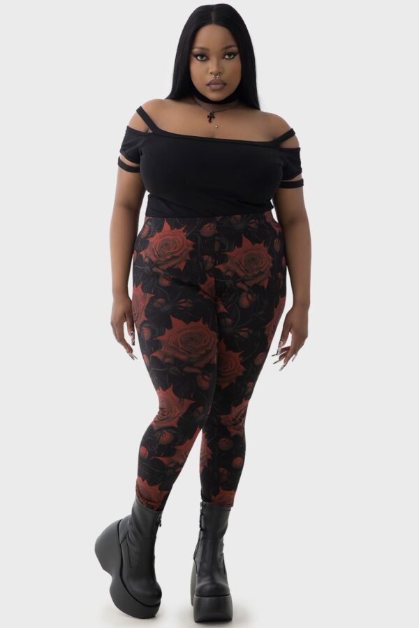 Blood Rose Leggings - Image 9