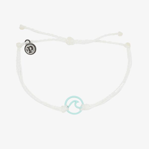 Blue Enamel Wave Charm - Image 2