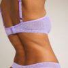 Sieve Cutout Bra in Violet - Image 4
