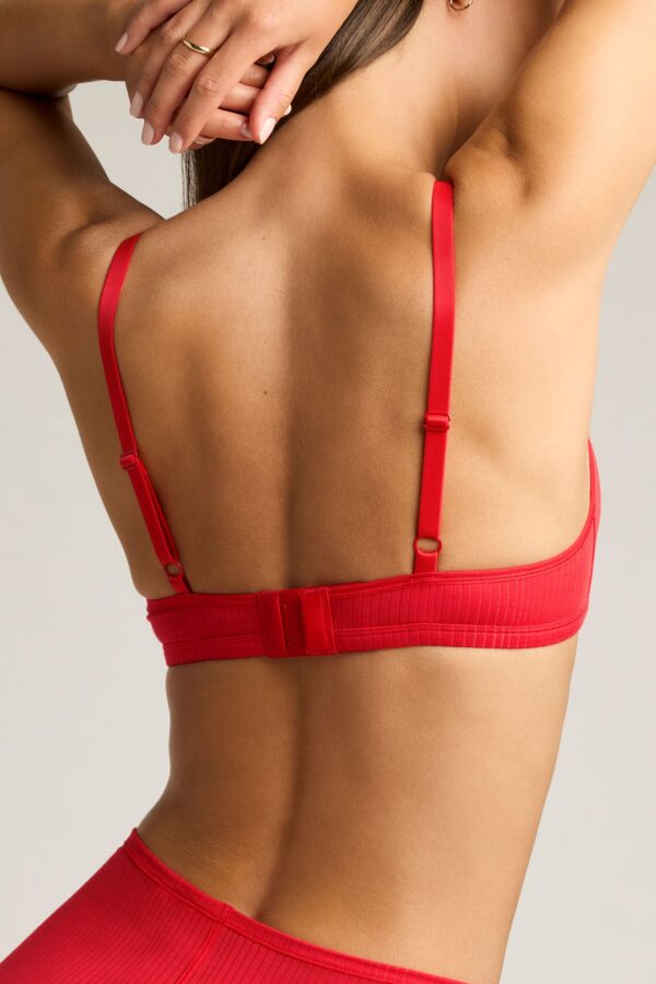 Whipped Non-Wire Bra in Cherry - Image 3