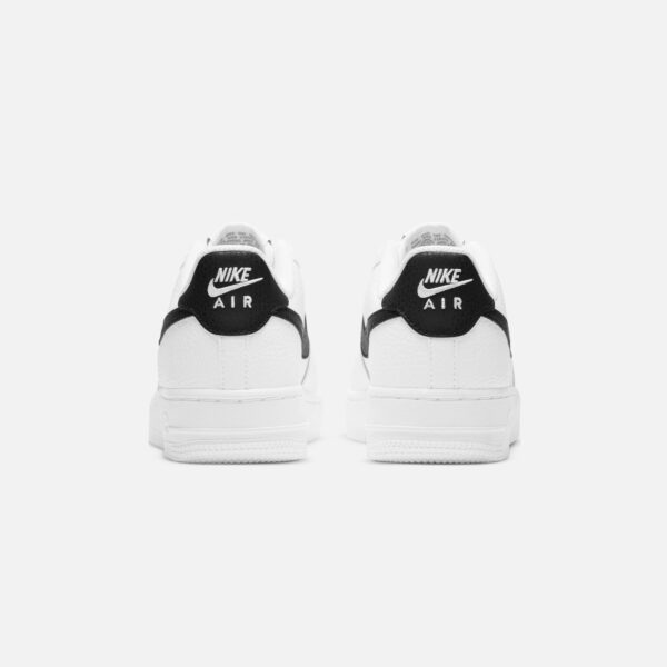 Nike GS Air Force 1 - White / Black - Image 3