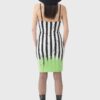 Distressed Stripe Bodycon Dress - Image 7