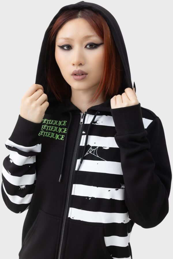 Distressed Stripe Hoodie - Image 4