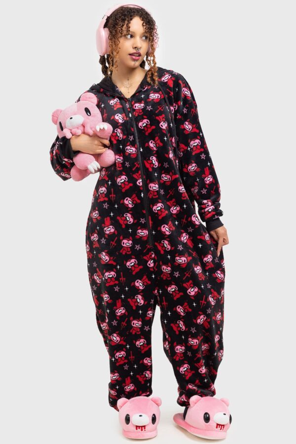 Gloomy Horns Fleece Onesie - Image 4