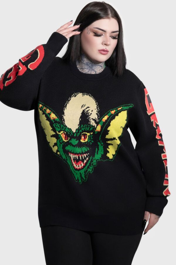 Gremlin Stripe Knit Sweater - Image 4