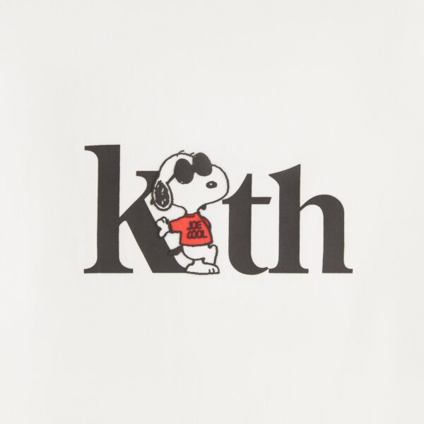 Kith Kids for Peanuts Joe Cool Serif Tee - White - Image 4