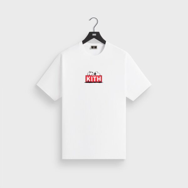 Kith for Peanuts Doghouse Classic Logo Tee - White