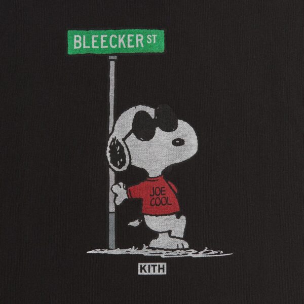 Kith for Peanuts Joe Cool Street Tee - Black - Image 4