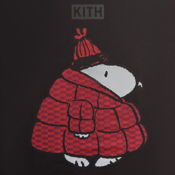 Kith for Peanuts Puffer Vintage Tee - Black - Image 4