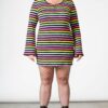 Lick The Rainbow Ribbed Dress - Image 9