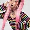 Lick The Rainbow Ribbed Dress - Image 2