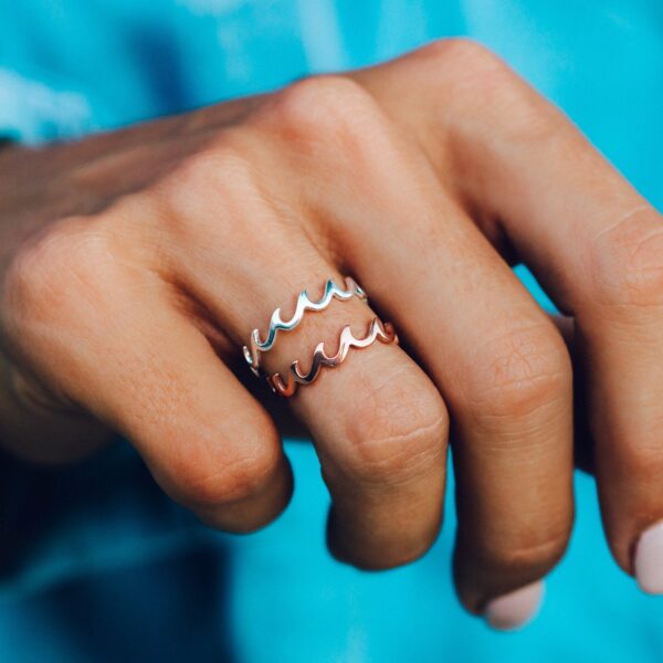 Wave Band Ring - Image 4