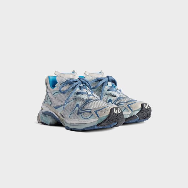 Balenciaga Runner 2 - White / Blue Mix / Beige - Image 2