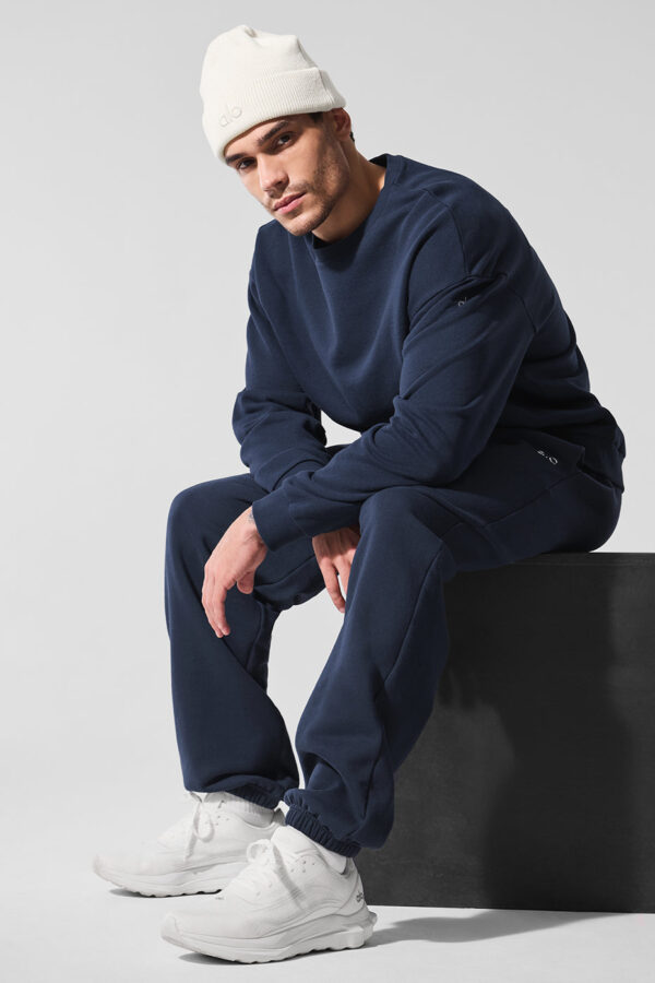 Chill Crew Neck Pullover - Navy - Image 4