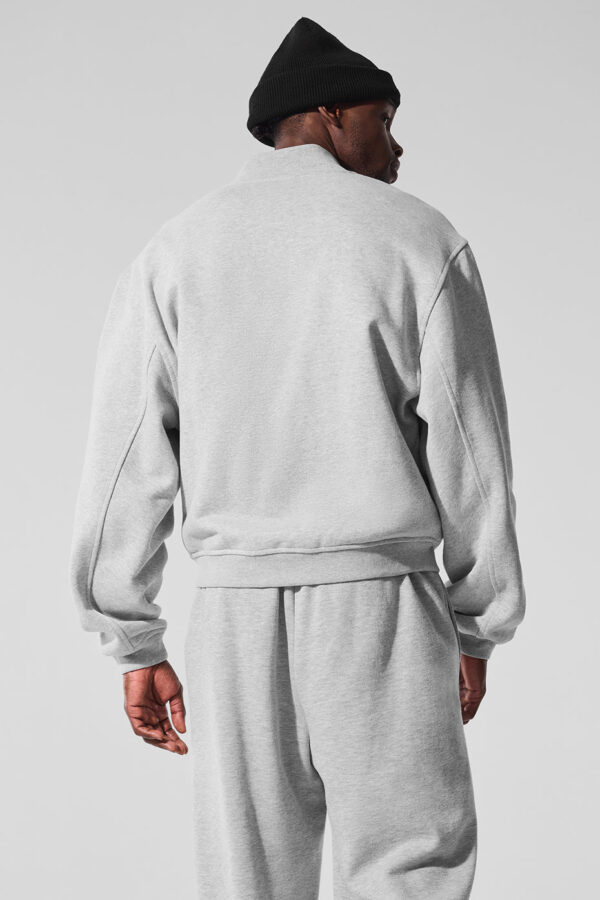 Renown Varsity Jacket - Athletic Heather Grey - Image 2