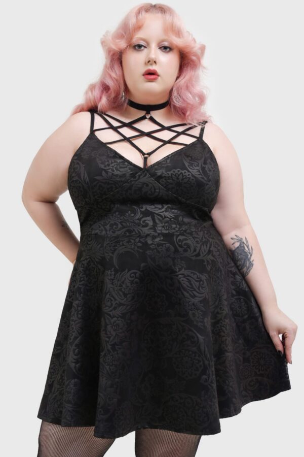 Magica Skater Dress [BLACK LILY] - Image 7
