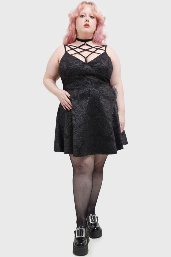 Magica Skater Dress [BLACK LILY] - Image 9