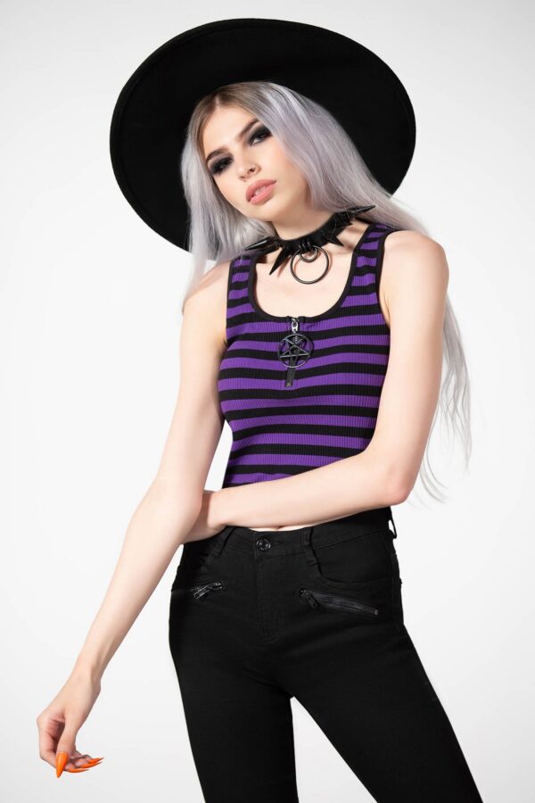 Possessed Rib Vest [PURPLE] - Image 2